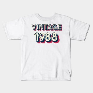 Vintage 1988 Kids T-Shirt